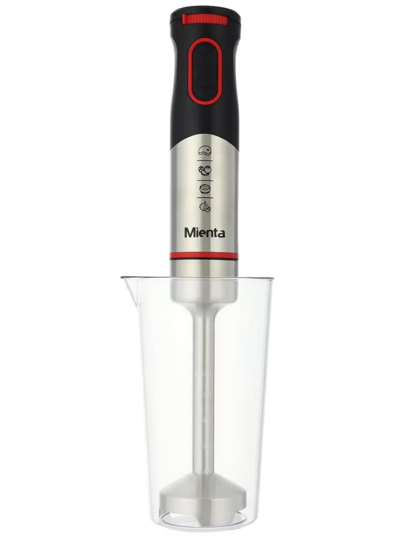 Mienta Mianta Hand Blender, 1000 Watts, Stainless Steel, 220-240V, Model HB11938A - Black & Silver - Image 4